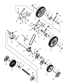 Part Location Diagram of 43649MA Briggs and Stratton AXLE-SHIELD